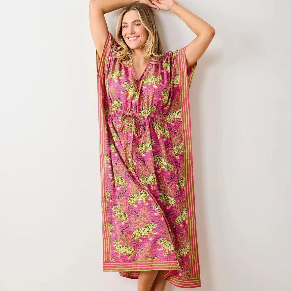 Printfresh Caftan, Organic Cotton, NWT! One Size